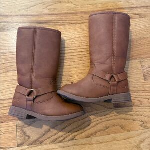 Carters Brown Boots with Buckle Detail